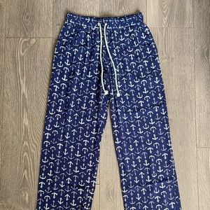 Belk pajama anchor bottoms XS